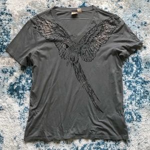 Hugo Boss V-Neck Graphic T Shirt